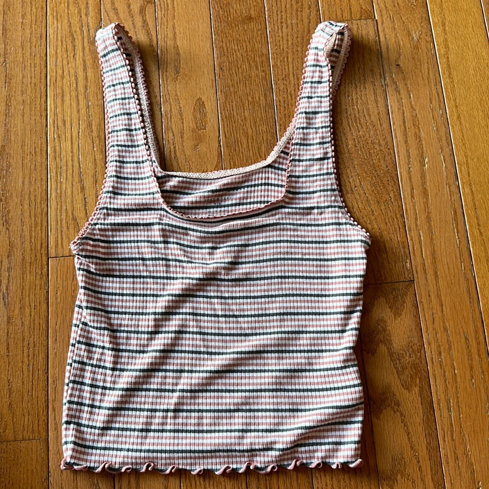 American Eagle Striped Tank Top